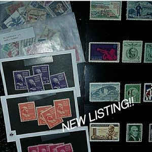 US STAMPS (263) OLD STAMP COLLECTION